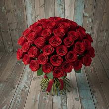 Букет 55 Красных роз Фридом #REPLACE_PRED# Бижбуляк