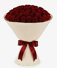 Букет 101 Бордовая роза Блэк Бакарра в Бижбуляк