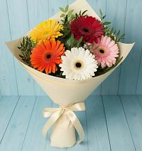 Букет цветов из:  Герберы в Бижбуляк