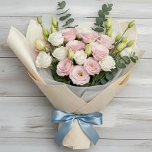 Букет цветов из:  Лизиантусы #REPLACE_PRED# Бижбуляк