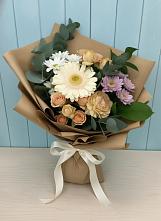 Букет цветов из:  Герберы и Хризантемы в Бижбуляк