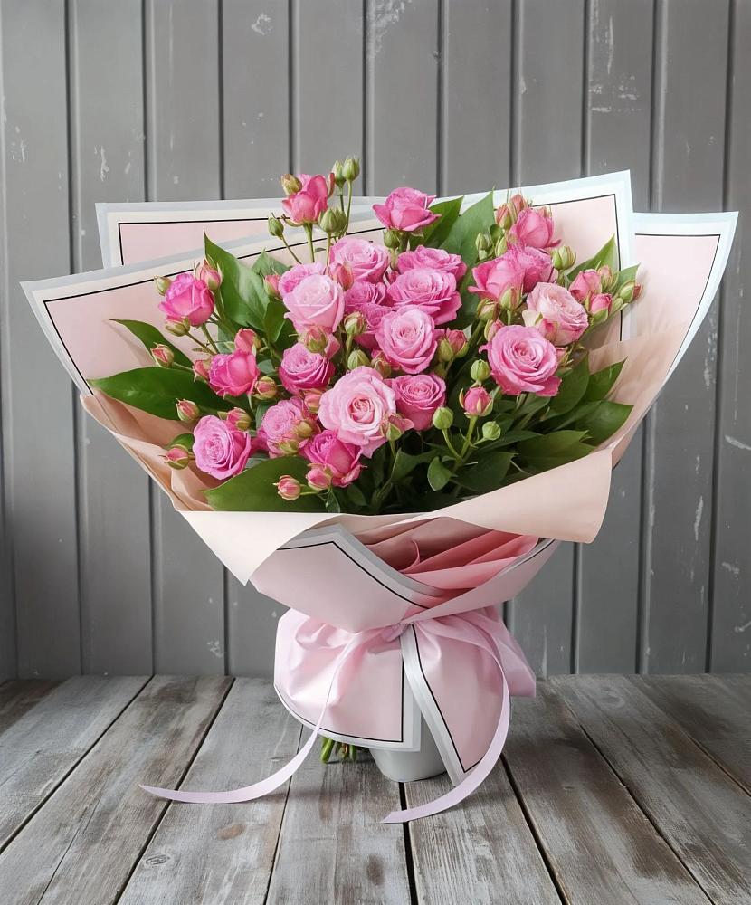 Букет Розовый кустик в Бижбуляк