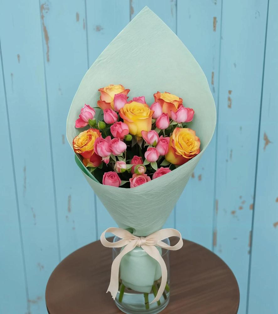 Букет цветов из: Розы в Бижбуляк