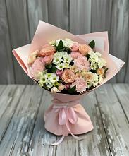 Букет цветов из:  Гвоздики, Розы и Хризантемы #REPLACE_PRED# Бижбуляк