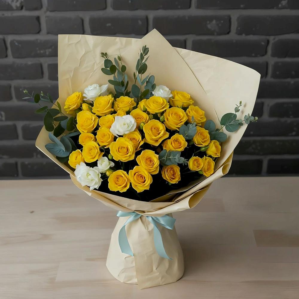 Букет цветов из: Розы в Бижбуляк