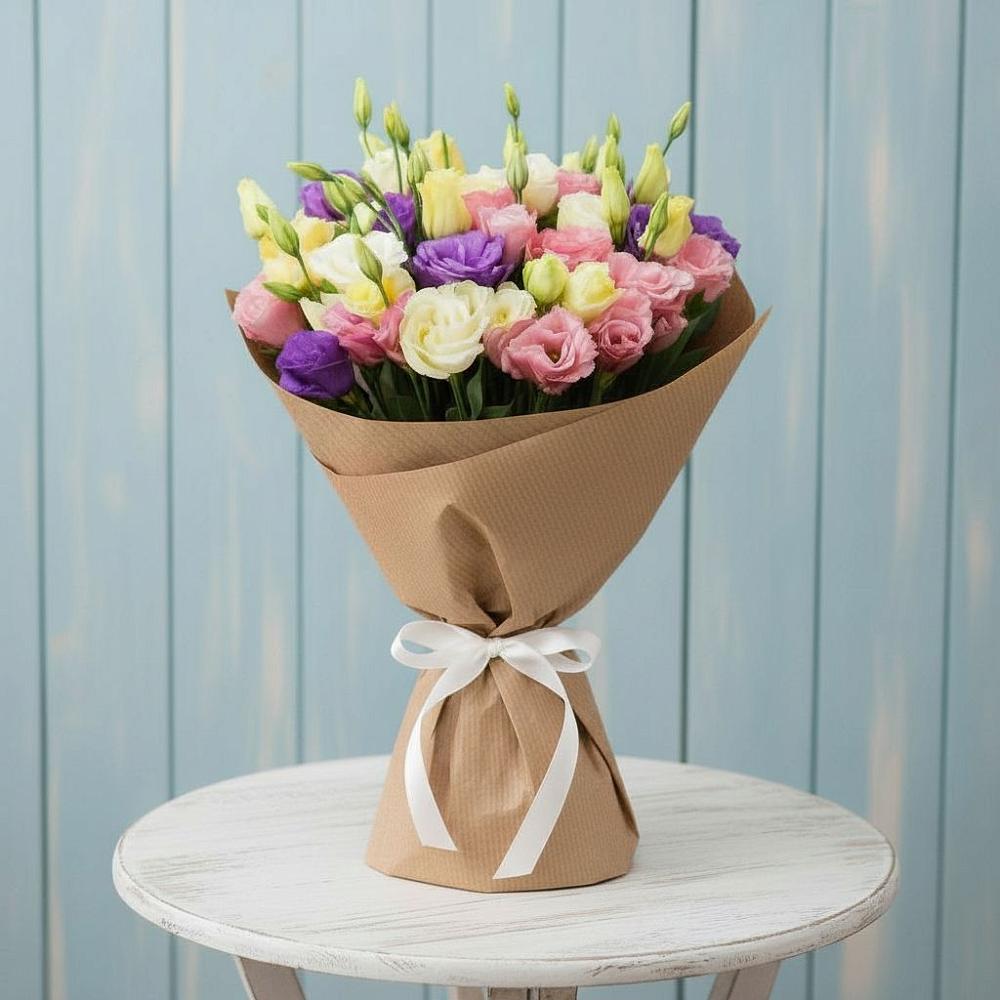 Букет цветов из: Лизиантусы в Бижбуляк